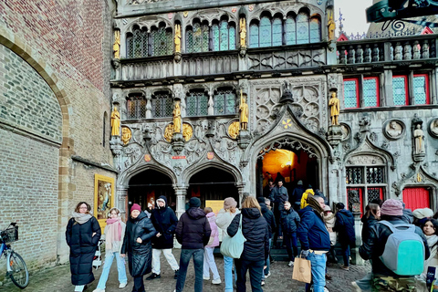 Bruges History Taxi - drive & walk tour (Choose pick up)