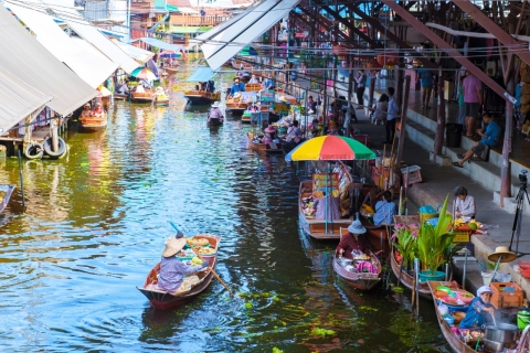Le meilleur de Bangkok : les points forts de la ville avec le marché flottant et le marché des trainsLe meilleur de Bangkok : découverte des points forts et des marchés flottan