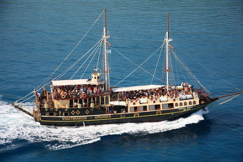 Zakynthos: Grand Island Cruise & 3 Swim Stops with Pickup