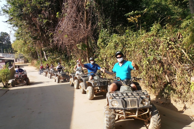 Phuket: Panoramiczna przygoda na quadach i tyrolce1-godzinne doświadczenie ATV i 18-platformowa tyrolka
