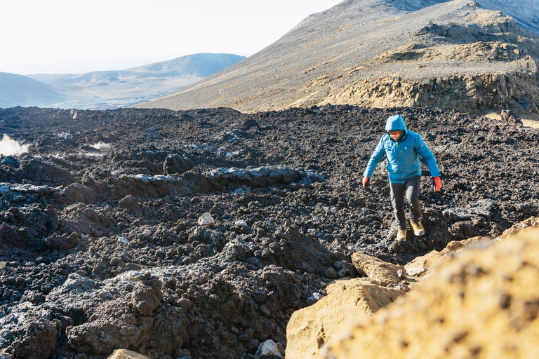 De Reykjavík: excursão de um dia aos vulcões e à lagoa azul