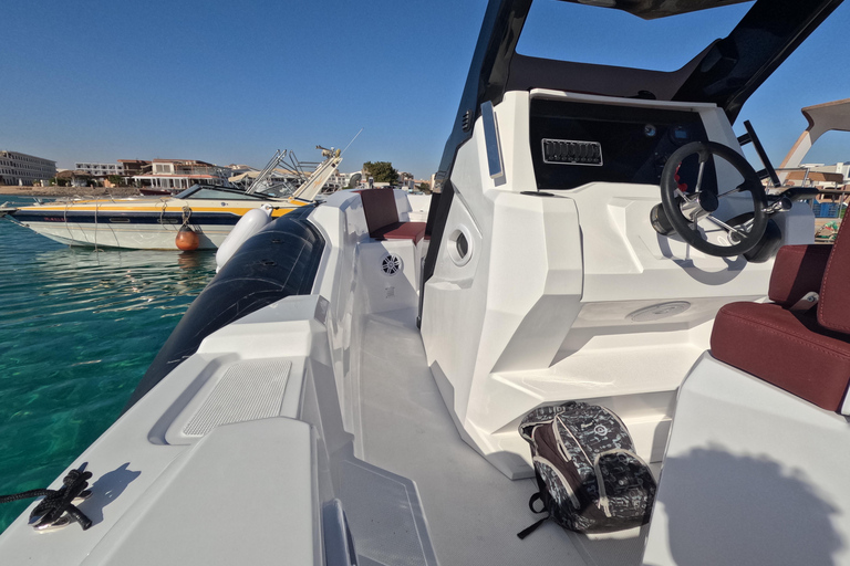 Hurghada : Excursion en bateau rapide à Turtle Bay avec plongée en apnée