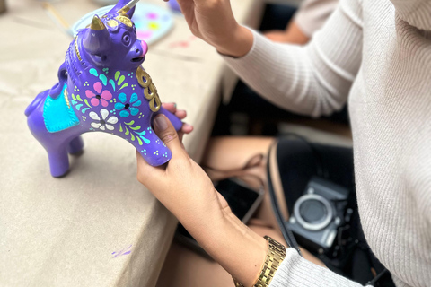 Cusco: Paint your own craft | Torito de Pucará | Andean Llama Cusco: Paint your own handicraft | Torito de Pucará | Andean llama