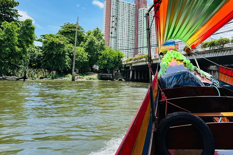 Bangkok: 2 hrs Private Longtail Boat Canal Tour & Big Buddha
