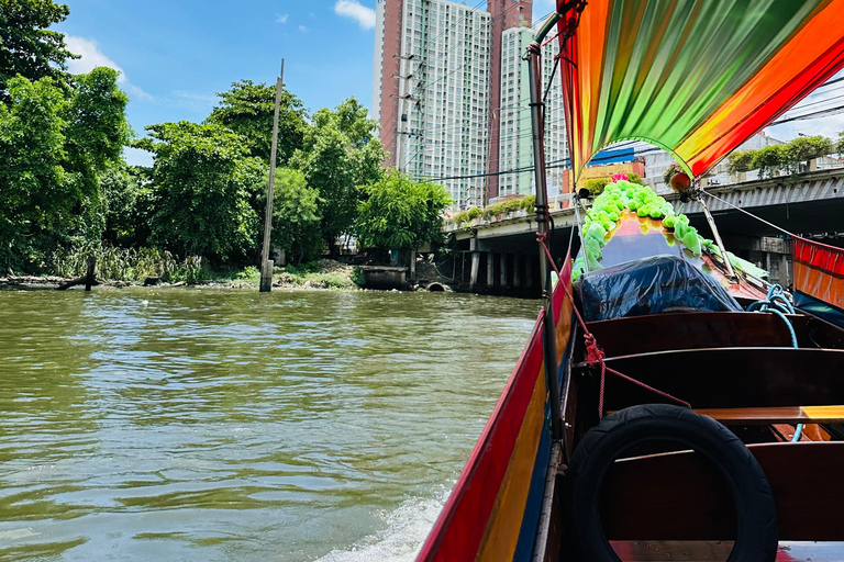 Bangkok: 2 hrs Private Longtail Boat Canal Tour & Big Buddha
