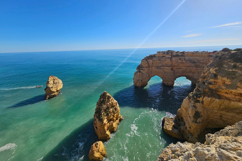 From Faro: Benagil Cave, Marinha Beach, Algar Seco & More From Faro: Benagil Cave, Marinha Beach & Algar Seco