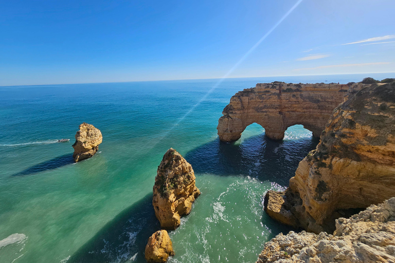 Vanuit Faro: Benagil Grot, Marinha Strand, Algar Seco &amp; Meer