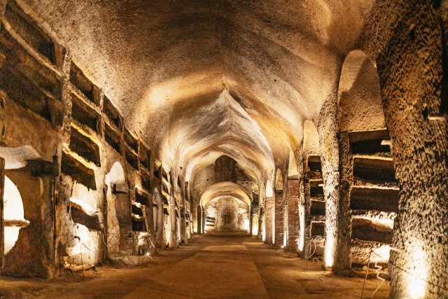 Visit Naples Explore the Catacombs of San Gennaro in Naples (Near Airport)