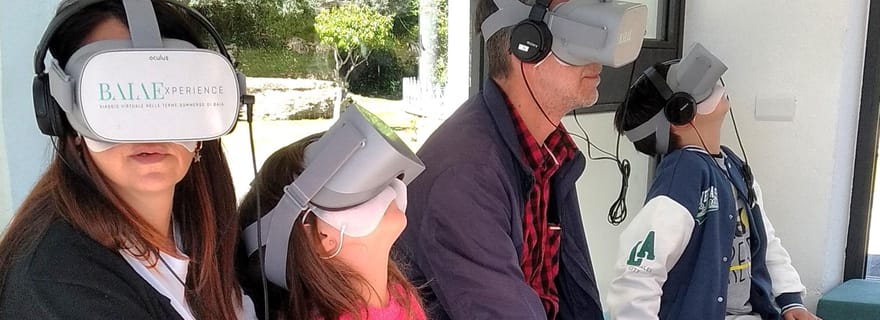 Baia : visite virtuelle avec casque 3D à la découverte de la ville submergée.