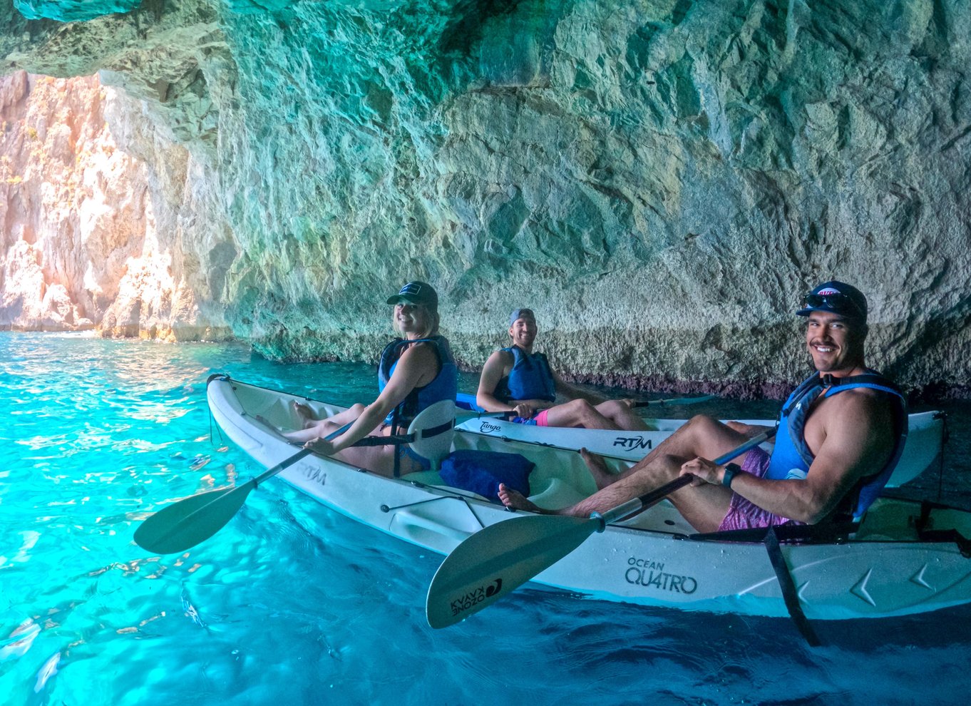 Capri: Kajaktur til grotter og strande med GoPro-billeder