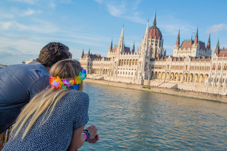 Crucero por el Danubio al atardecer en Budapest con Prosecco ilimitado