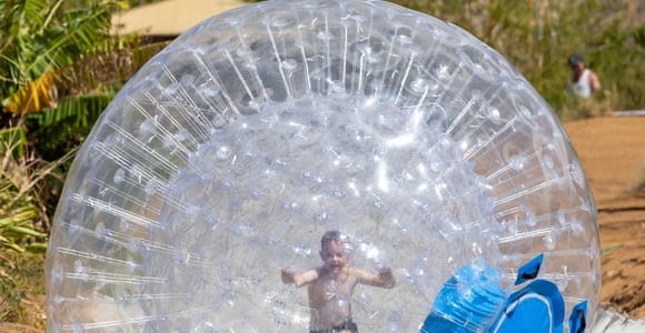 Lahaina: Aquaball Ride and Dragonfruit Farm Tour