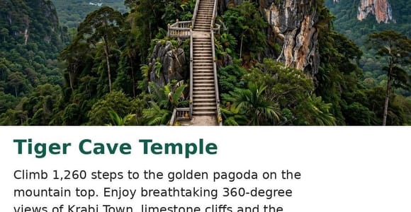 Krabi: Jungle, Hot Springs, and Night Market Day Trip