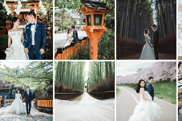 Kyoto et Nara : visite photographique de mariage avec 3 sites pittoresquesKyoto et Nara : circuit photo de mariage avec 3 sites pittoresques