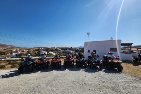 Self guided tour on atv/quad and explore mykonos,on wheels