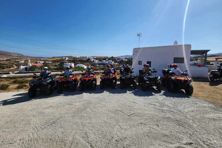 Self guided tour on atv/quad and explore mykonos,on wheels