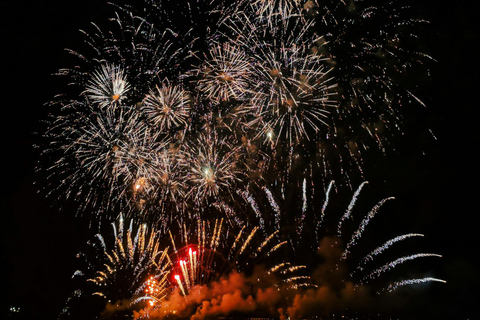 Lisbon: New Year's Eve Cruise with DJ, Open Bar & Fireworks Lisbon New Year's Eve Party Cruise DJ Open Bar and Fireworks