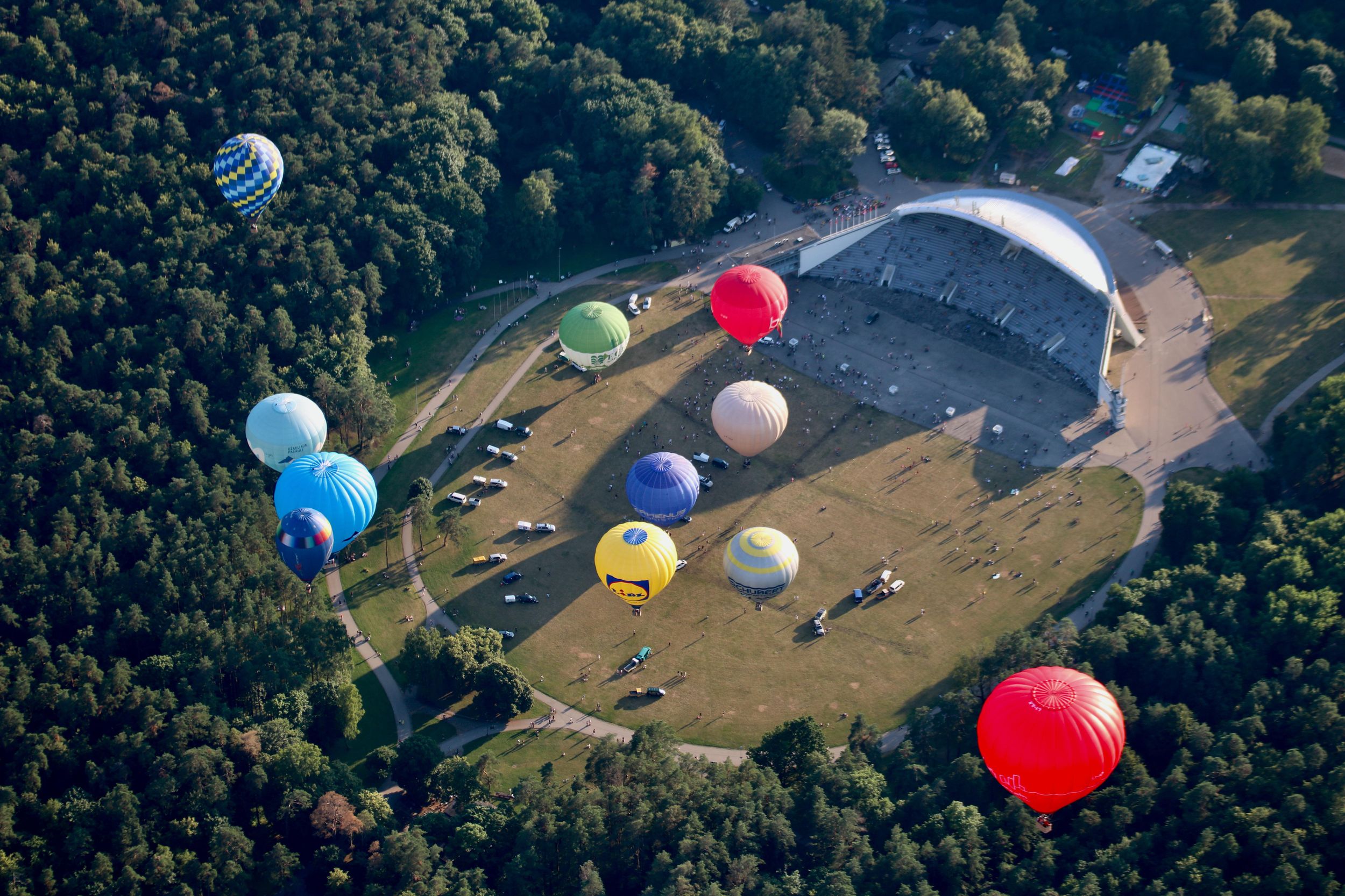 Vilnius: Heißluftballonfahrt über Vilnius oder Trakai