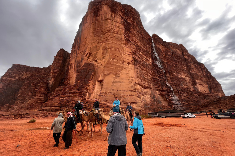 sunset or sunrise camel tour