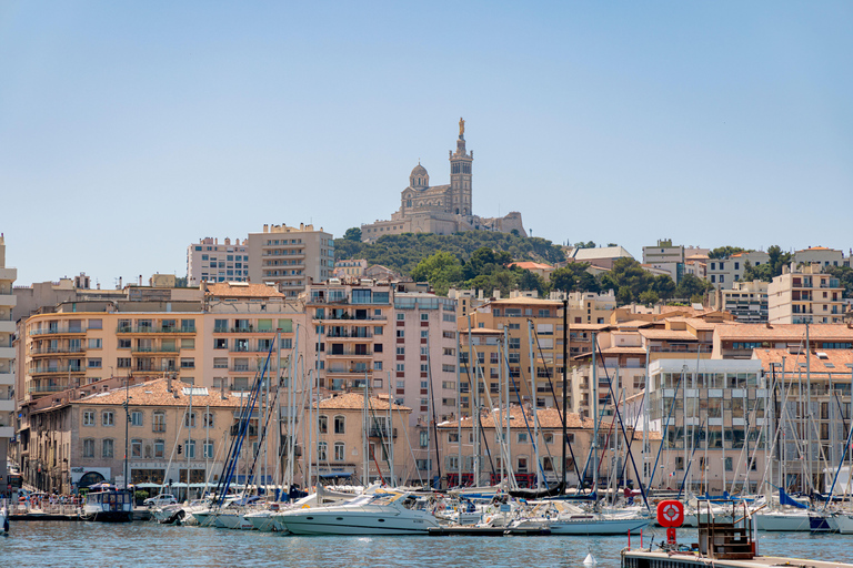 Marseille: Guided Walking Tour with Boat Trip to if Castle ENGLISH Guided Walking Tour with Boat no entrance to Castle