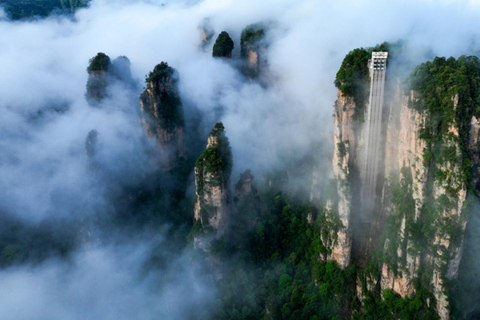 Zhangjiajie: 2-daagse hoogtepunten tour met glazen brug &amp; kabelbaan