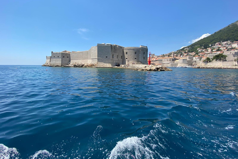 Dubrovnik: GlassBoat Panorama/Sunset Tour with Guide & Caves