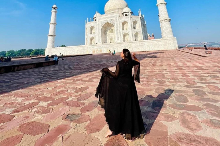 Desde Delhi: Taj Mahal y Agra Tour Privado de un Día con TrasladosCoche con aire acondicionado, conductor y guía