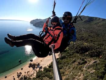 Lisboa: Vuelo biplaza en parapente