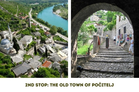 Depuis Mostar : Aventure à Blagaj, Pocitelj et KraviceDepuis Mostar : Aventure à Blagaj, Počitelj et Kravice