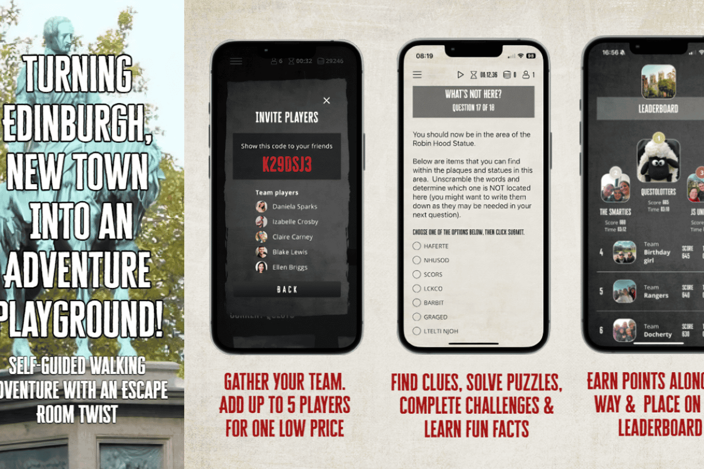 Edimburgo Nuova Città: Tour a Piedi e Gioco di Esplorazione