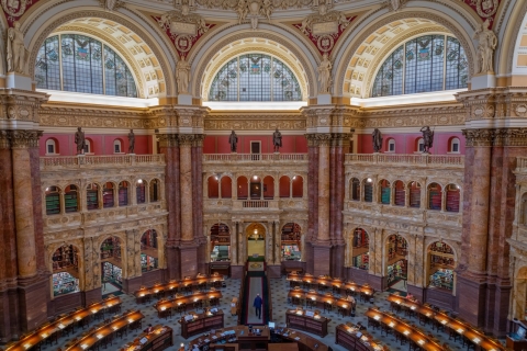 Waszyngton, DC: Kapitol Stanów Zjednoczonych i Biblioteka Kongresu
