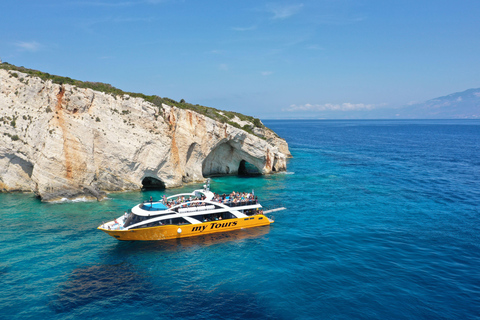 MyTours - Zakynthos: Shipwreck Beach & Blue Caves Boat Tour
