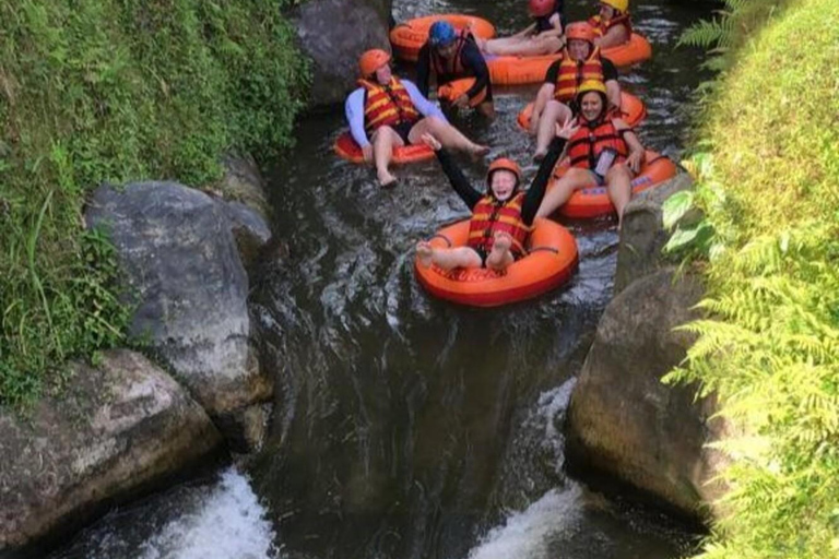 Ubud: Tubing Adventure, two-way Zipline Tour and Bali Swing Tubing + Lunch, MEETING POINT