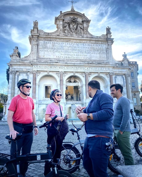 Hidden Rome: Small Group E-Bike Tour with Street Food Stops