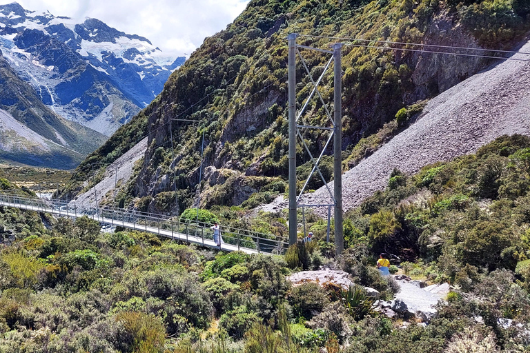 Mt Cook Tour: Ende in Christchurch, Queenstown oder DunedinKeine Rückkehr: Tagestour von Christchurch zum Mount Cook