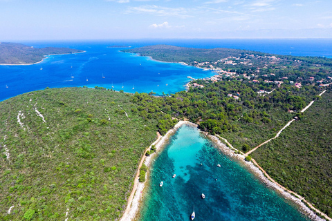 Zadar: Best of Dugi otok-Saharun beach Blue Cave sunken ship