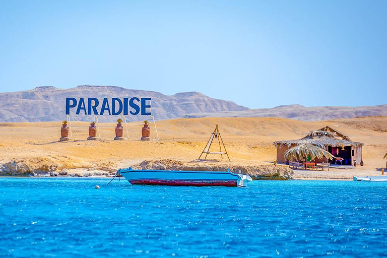 Hurghada: Paradiesinsel mit Schnorcheln &amp; Halb-U-Boot fahrenParadiesinsel ohne Option Semi-U-Boot