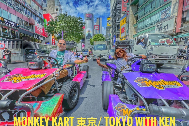 Tokyo: Tour guidato con i go kart da Harajuku a Shibuya Crossing