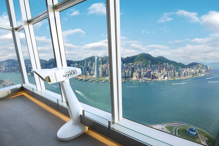 Hong Kong: sky100 Observation Deck &amp; Hop-on, Hop-off Bus