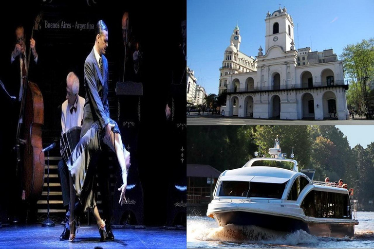 Buenos Aires: City Tour, Tigre, and Tango Show Package Buenos Aires: City Tour, Tigre and Dinner Tango Show Package