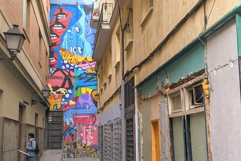 Madrid: straatkunst en graffiti zelf rondleiding