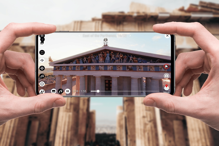 Athen: Akropolis Entry Ticket &amp; VR Audio Guided Tour