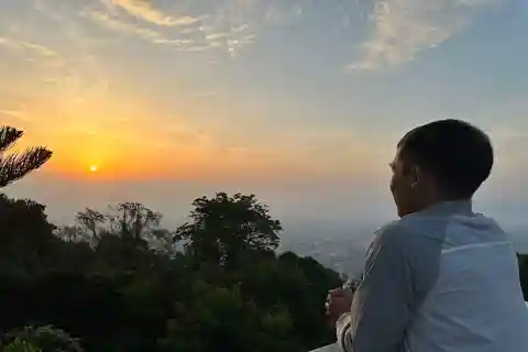 Caminhada ao nascer do sol em Chiangmai