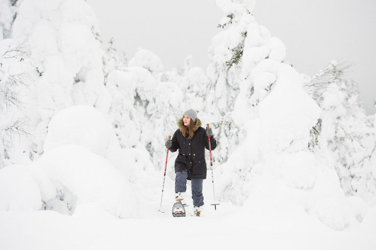 Pyhätunturi: prachtige sneeuwschoentocht in Fins LaplandSchilderachtige sneeuwschoentocht in Fins Lapland