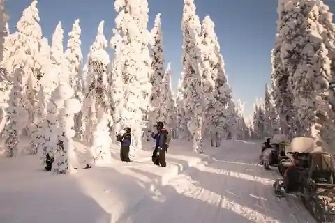 Levi: 4 timers snescootersafari til fjeldene i Levi