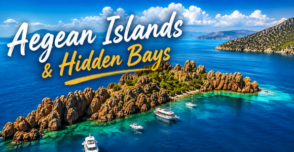 Hisarönü: Aegean Islands Boat Trip with Lunch & Soft Drinks