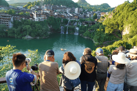 From Zhangjiajie: Guzhang Red Stone Forest & Furong Town