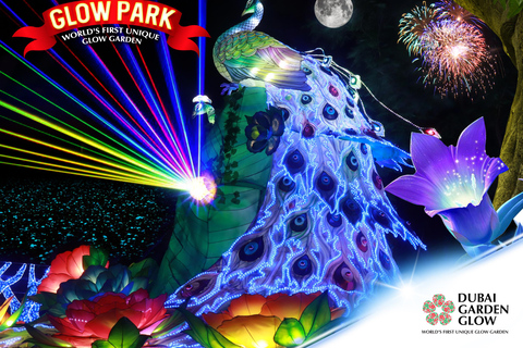 Dubai: Dubai Garden Glow inträdesbiljett med Magic Park-alternativInträde till Glow Park + Dino Park + Magic Park