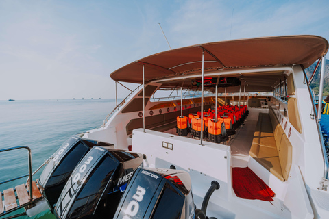 Krabi : Ao Nang vers/depuis Phi Phi par transfert en bateau rapideDe Ao Nang à PhiPhi