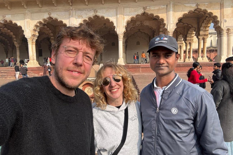 All Inclusive Sunrise Taj Mahal, Baby Taj & Agra Fort Tour Private Tour with Car, Driver, Lunch, Guide & Entry Tickets